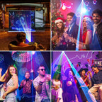 RGB Laser Scanning Projector 6W 8W 10W 12W 30K Galvo ILDA DMX512 APP RJ45 AC 110-220V Stage