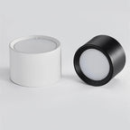 Dimmable COB LED Surface Mounted Downlight 5W 7W 9W 12W 15W 20W Frosted Aluminum Knob Switch IP42 AC 85-265V Ceiling Spot