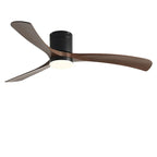 DC Motor Ceiling Fan with Light 38 46 56 Inch 3 Blade Remote Control AC 110-220V