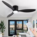 IRALAN DC Motor Ceiling Fan with LED 3-CCT 6-Speed Reversible Remote 42 52 Inch AC 90-220V