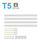 T5 T8 LED Tube 50cm 15W 25W SMD2835 170° CRI 80+ AC 85-265V Warm Neutral Cool White