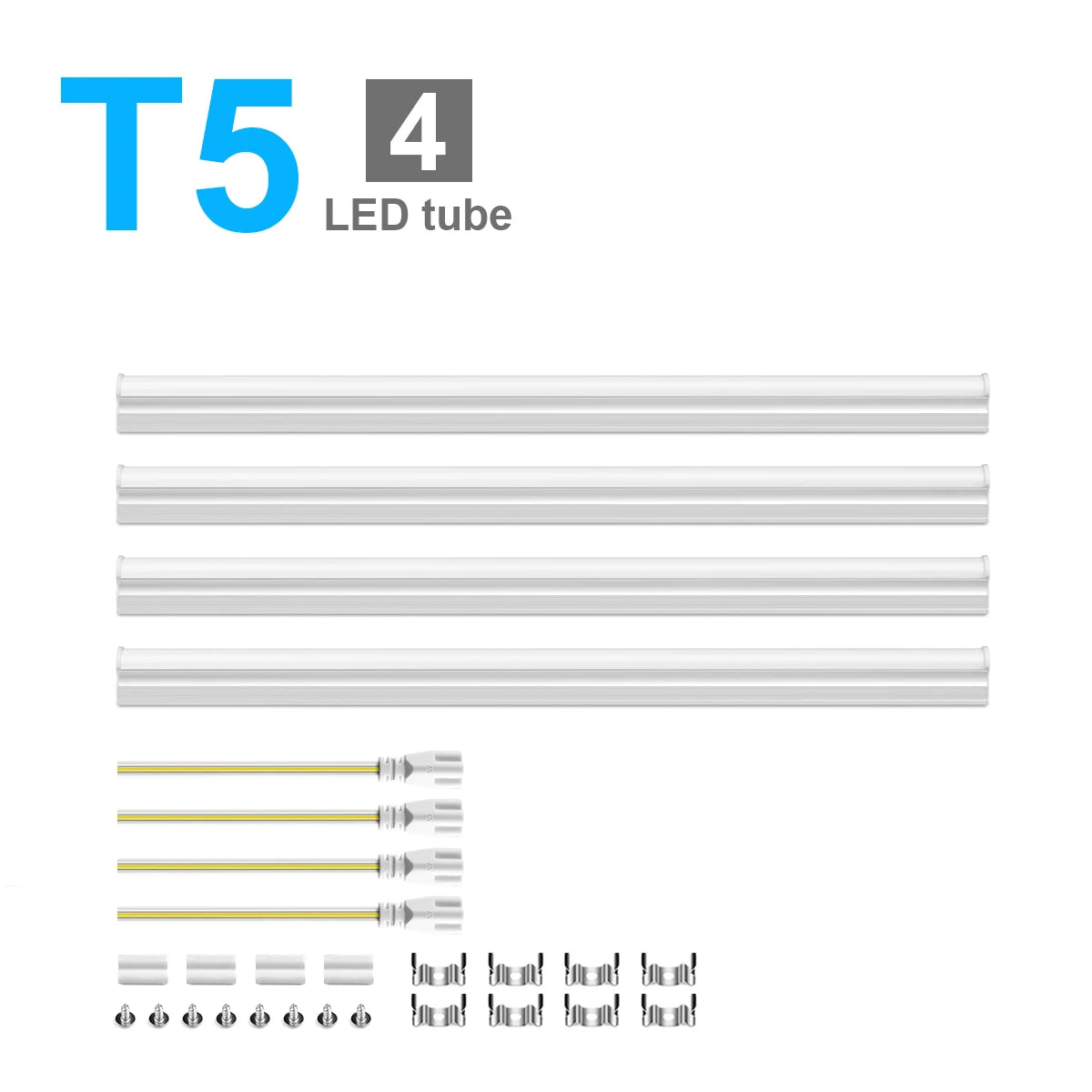 T5 T8 LED Tube 50cm 15W 25W SMD2835 170° CRI 80+ AC 85-265V Warm Neutral Cool White