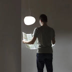 Irregular Glass Ball Pendant Light 4 Sizes E27 G9 Milky 3-CCT AC 110-240V Adjustable Cord