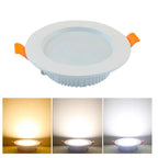 Ultra-Thin LED Recessed Downlight 3W-30W 120° CRI 85+ 95-110lm/W AC 85-265V 3-Color