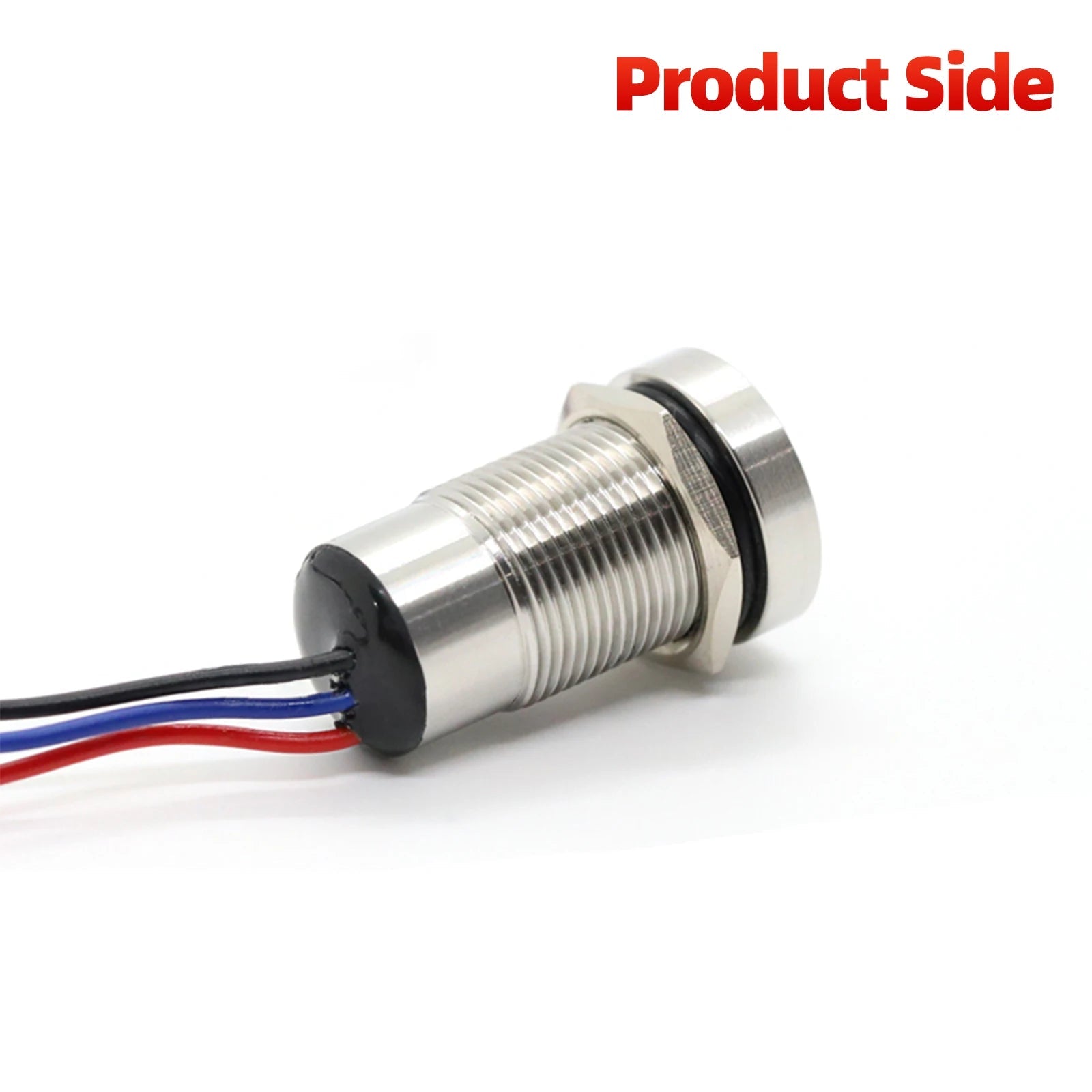 IP68 IP69K Capacitive Touch Push Button Switch 16mm 18mm 22mm 5V 12V 24V DC Momentary or Latching Red Green Bicolor LED Plastic
