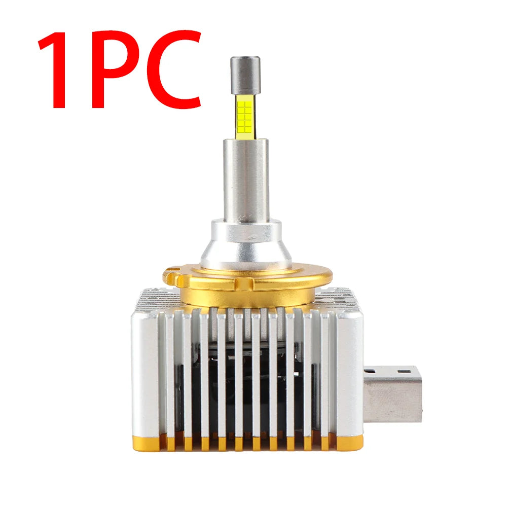 D1S D2S D3S D4S D1R D2R D3R D4R LED Headlight Bulb Canbus 6000K 360° CSP IP68 Plug-Play