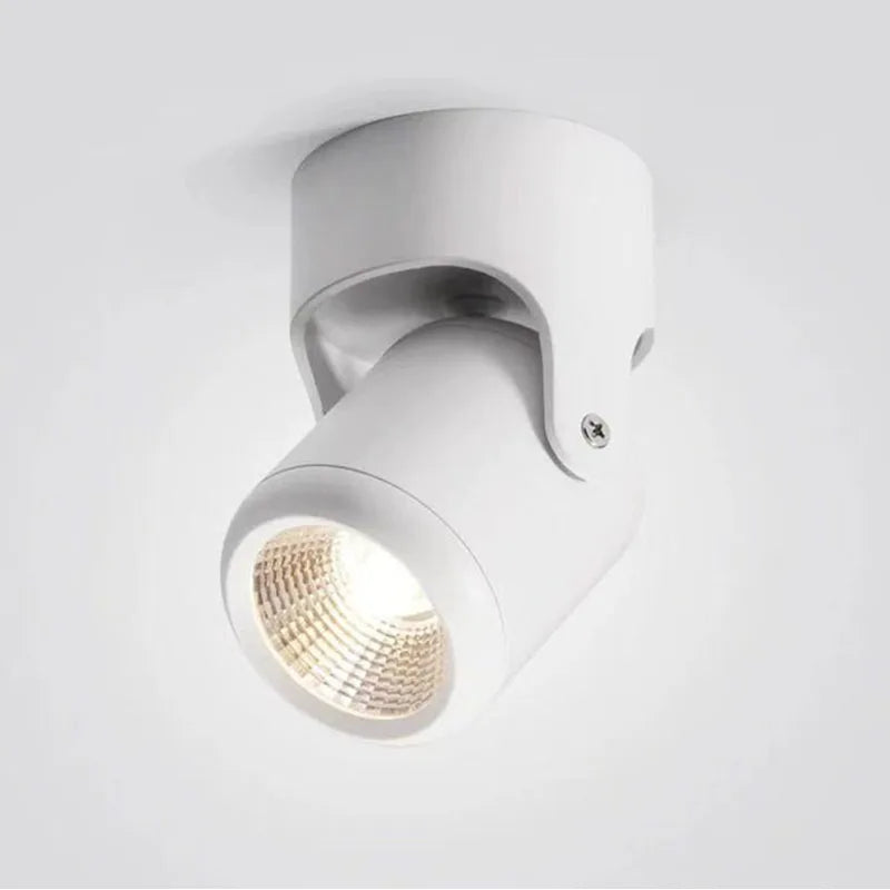 Surface Mounted COB LED Ceiling Spotlight 7W 10W 12W 15W 20W 360 Degree Rotatable Foldable Aluminum AC 85-265V