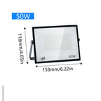 LED Flood Light 20W 30W 50W 100W 150W 200W 300W IP66 AC 100-130V 175-265V Warm Neutral Cool