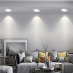 COB LED Recessed Downlight 3W 6W 10W 14W 18W 24W CRI 95 120 Degree IP52 Die Cast Aluminum Dimmable Driver Included AC 85-265V Warm White Natural White Cool White