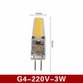 G4 LED COB Bulb 6W 250lm 360° CRI 80+ DC 12V Warm Cool White 10-Pack Chandelier