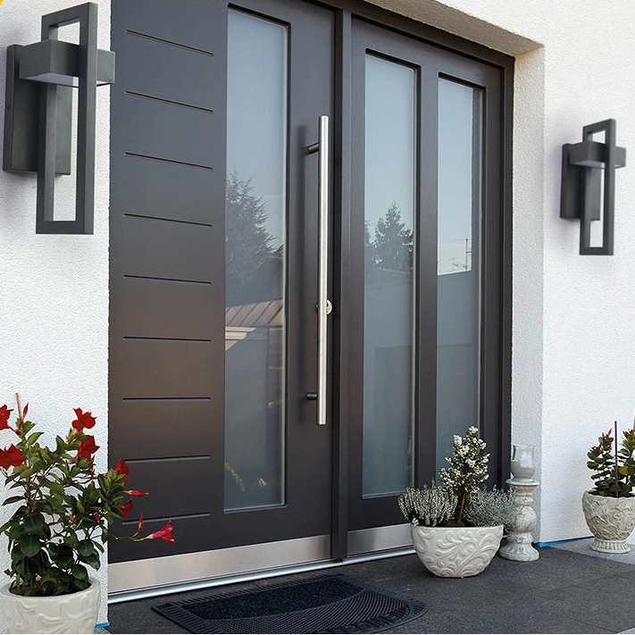 IP65 LED Outdoor Wall Sconce 10W Baked Aluminum Black Retro Vintage AC 96-240V Garden Porch Street Light 2-year Warranty