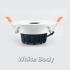 Dimmable COB LED Recessed Downlight 3W 5W 7W 9W 12W 15W 18W 24W Epistar 60° CRI 85+ 85-265V