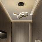 Nordic LED Pendant Light Metal Cord Suspension Dining Room Corridor 90-260V