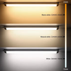 T8 LED Bar Tube Light 25W 50cm 270-Degree SMD2835 Cabinet Kitchen Showcase 110-220V 1-6 Pack
