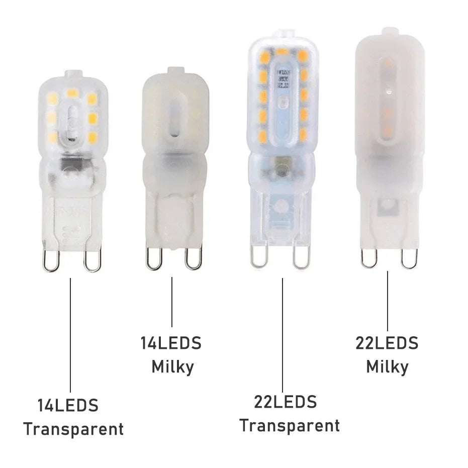 G9 LED Corn Bulb 3W 5W SMD2835 360-Degree Warm White Cool White 110-240V 10 Pack