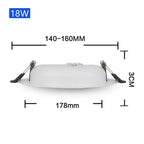 Low Voltage LED Recessed Downlight AC DC 12V 24V 36V 3W 6W 9W 12W 15W 18W 24W 36W SMD 2835 Aluminum Warm White Cool White