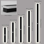 IP65 Outdoor LED Wall Light PIR Motion Sensor Dimmable Aluminum AC 85-265V Up Down