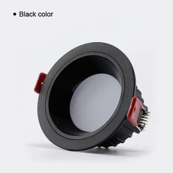 Recessed Anti-Glare LED Downlight 5W 7W 9W 12W 15W 18W 24W 30W Aluminum Dimmable CRI 90 IP42 AC 85-265V Ceiling Spot Driver Included