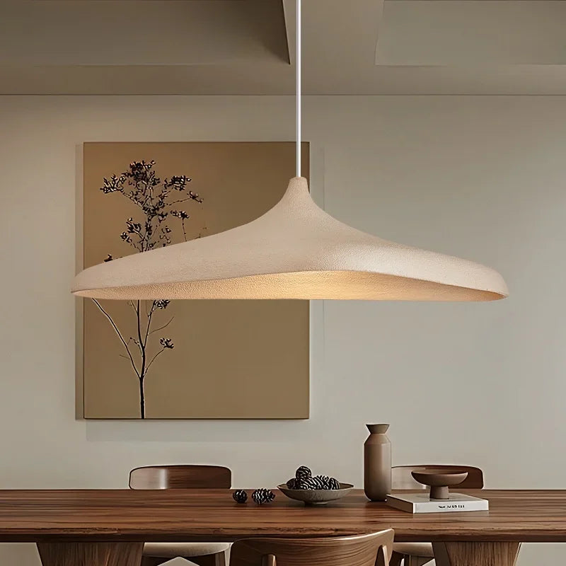 Japanese Wabi-Sabi E26 E27 Hand-Knitted Pendant Light Bracken Brown 150cm Cord AC 90-260V