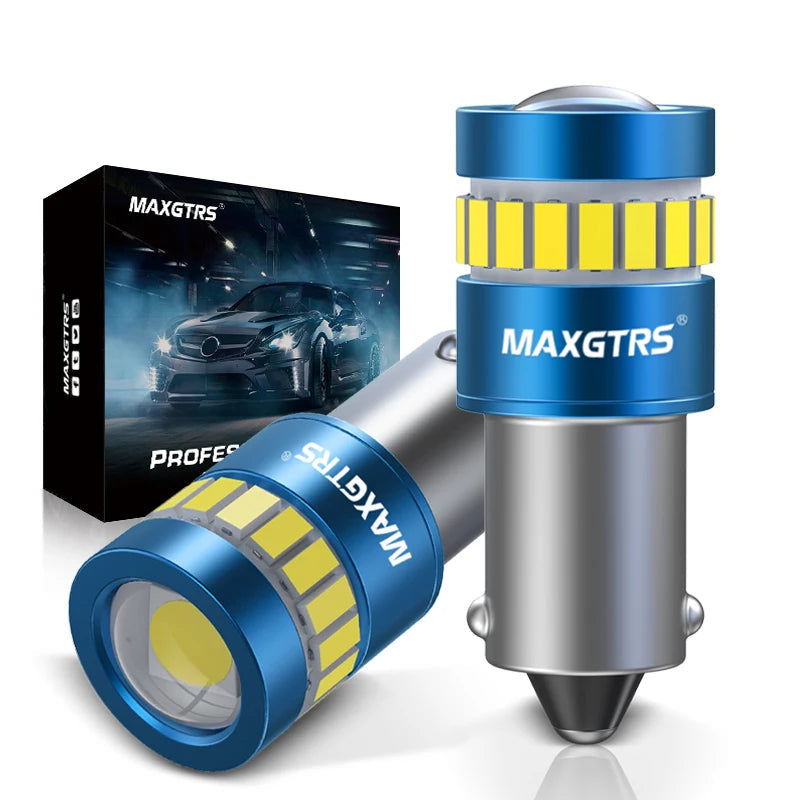 BA9S BAY9S BAX9S LED Bulb 2-Pack 10W Canbus 3030+3014 300lm 12V-24V Interior Parking
