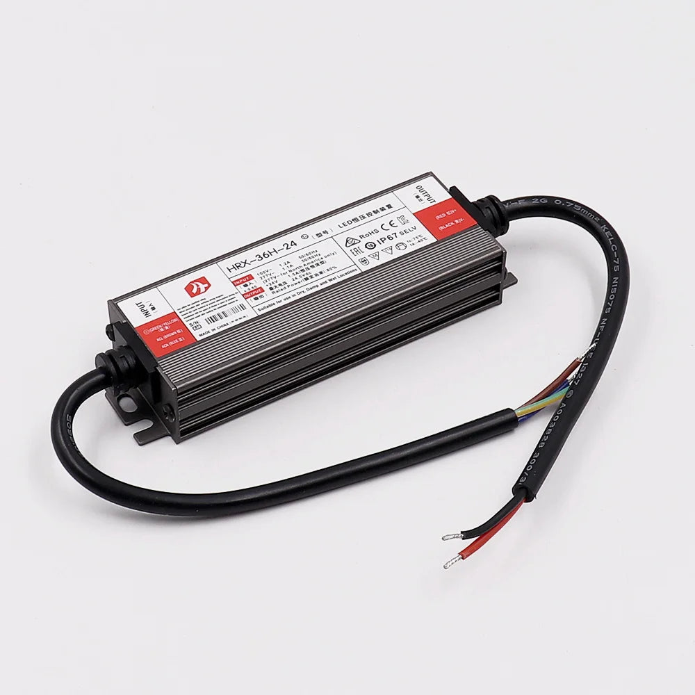 IP67 Waterproof LED Power Supply DC 12V 24V 30W-500W AC 110-250V Constant Voltage Outdoor