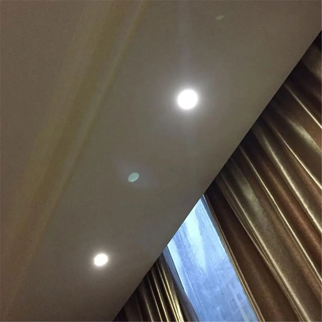 Wood LED Recessed Ceiling Light 5W AC 100-240V Warm Cool White CCC CE RoHS 1/6/10 Pack