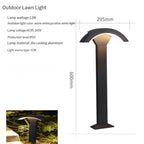 IP65 LED Garden Lawn Lamp 7W 10W 12W Die-Cast Aluminum AC 110-220V Warm Natural Cool White