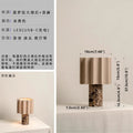 Marble USB Rechargeable Table Lamp Touch Dimmable Fabric Shade Vintage Nordic AC 90-260V