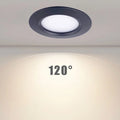 3W Mini LED Recessed Spotlight D68mm 55mm Cutout 120° CRI 80 IP52 DC 12-24V Aluminum