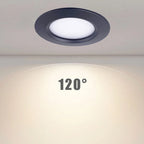 3W Mini LED Recessed Spotlight D68mm 55mm Cutout 120° CRI 80 IP52 DC 12-24V Aluminum