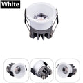 Dimmable Mini COB LED Recessed Downlight 3W 5W 7W 10W 40° IP44 110V 220V