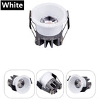 Dimmable Mini COB LED Recessed Downlight 3W 5W 7W 10W 40° IP44 110V 220V