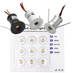 Mini 1W DC12V LED Recessed Spotlight IP65 D20mm 15mm Cutout PWM Dimmable 30° 120° Epistar
