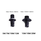 Dimmable Zoomable COB LED Surface Mount Spotlight 5W 7W 10W 12W 15W 18W 20W Frosted Aluminum 15 to 20 Degree AC 85-265V Black
