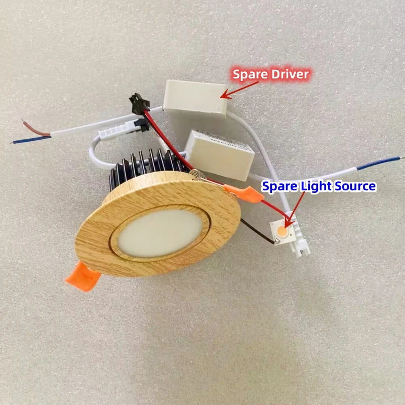 Dimmable COB LED Recessed Downlight 3W 5W 7W 9W Epistar 110-120lm/W D87mm 70-75mm Cutout