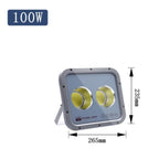 LED Flood Light 100W 200W 600W IP66 AC 110-240V Outdoor Wall Spotlight Aluminum