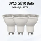 GU10 LED Track Spotlight Surface-Mounted Ceiling Lamp AC 90-260V 10-15m² Kitchen Dining