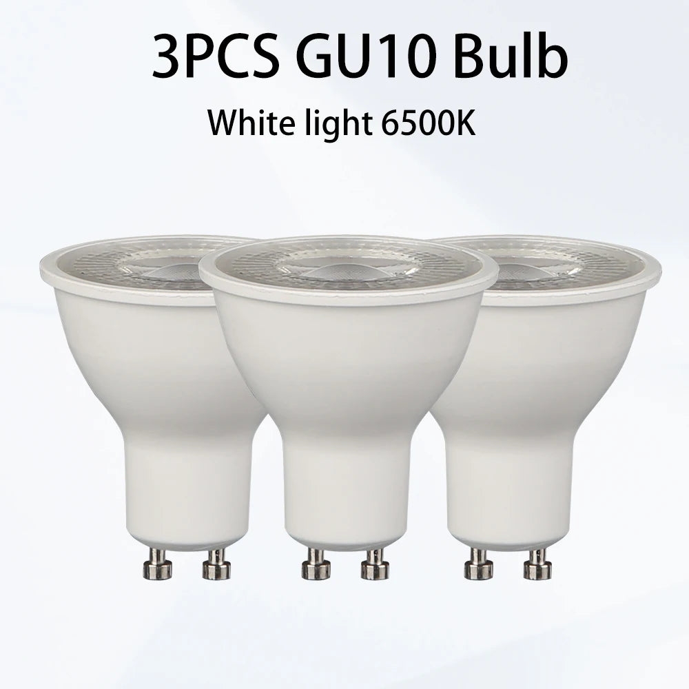 GU10 LED Track Spotlight Surface-Mounted Ceiling Lamp AC 90-260V 10-15m² Kitchen Dining
