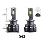 D1S D2S D3S D4S D5S D8S LED Headlight 30000lm 70W 30-CSP IP68 Canbus DC 12-24V 2-Pack