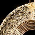 Modern LED Cord Pendant Light Aluminum Iron Gold Plated Single AC 90-260V Living Dining