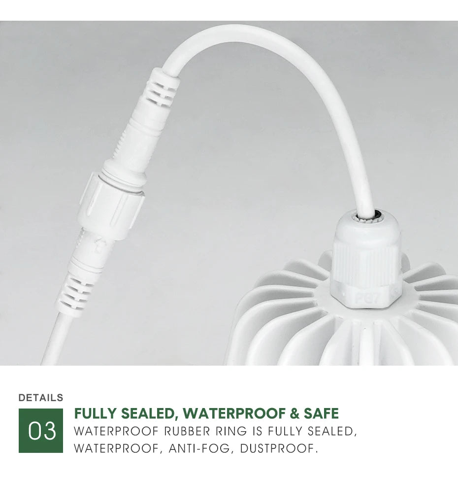 Modern IP65 Waterproof LED Ceiling Spotlight Fixture