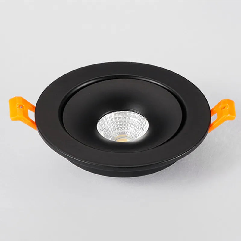 Dimmable 360-Degree Rotating COB LED Downlight 7W 9W 12W 15W 18W 20W 24W CRI 92+ 85-265V
