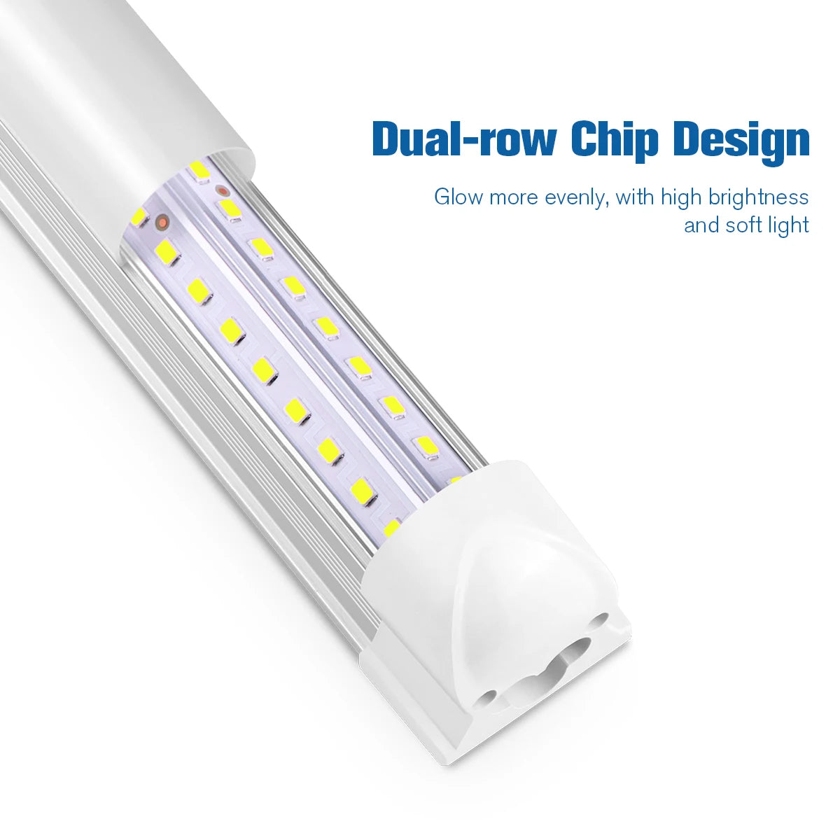 T5 T8 LED Tube 50cm 15W 25W SMD2835 170° CRI 80+ AC 85-265V Warm Neutral Cool White