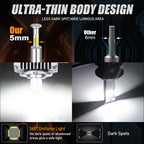 HLXG D1S D2S D3S D4S D1R D2R D3R D4R LED Canbus 6000K 9-36V IP68 Fan Cooled HID Upgrade