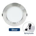 LED Recessed Downlight 5W 9W 12W 15W 18W Epistar DC12V DC24V AC110-220V White Silver Gold
