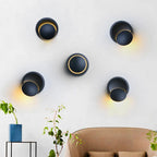 5W LED Wall Sconce 350-Degree Rotatable Up Down Light Aluminum 3000K 6500K 110-240V