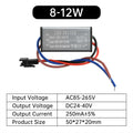 IP68 LED Waterproof Driver 250mA 1-24W AC 85-265V DC 3-80V Isolated SM Terminal Outdoor