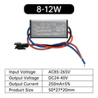 IP68 LED Waterproof Driver 250mA 1-24W AC 85-265V DC 3-80V Isolated SM Terminal Outdoor