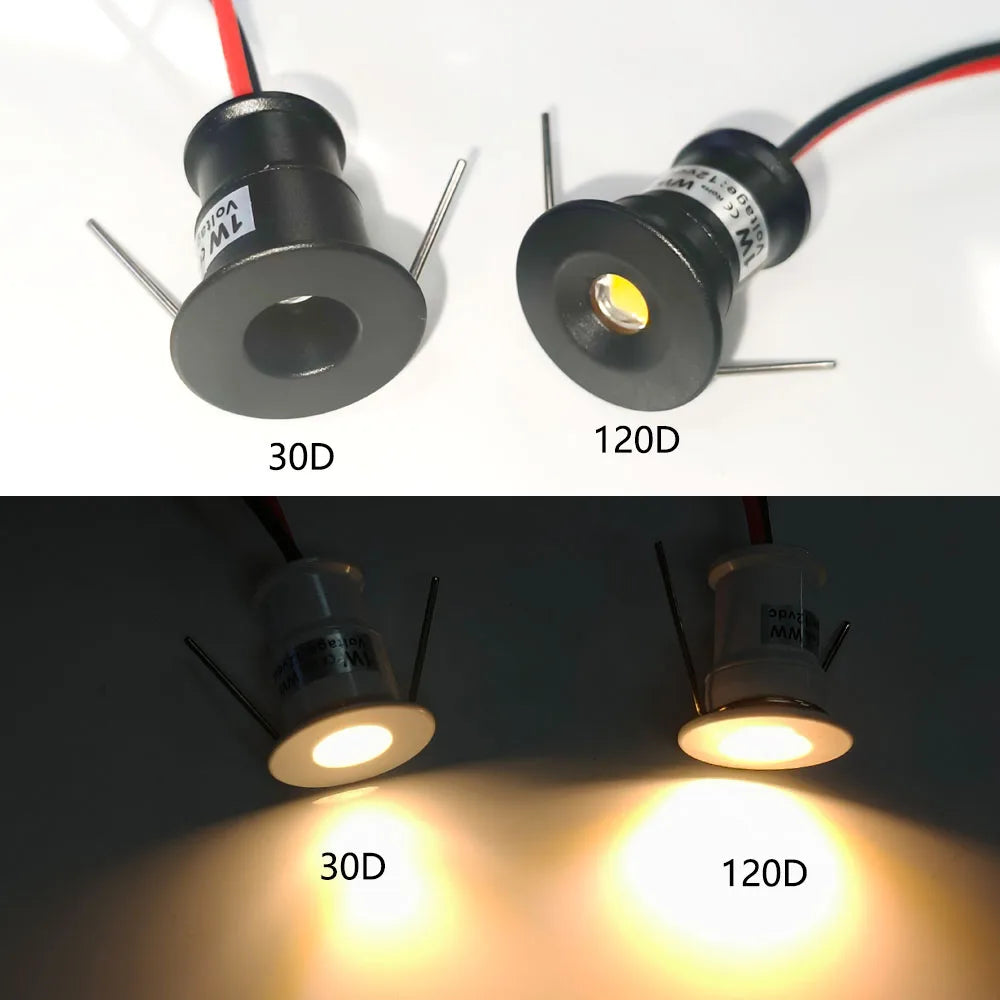 Mini LED Recessed Cabinet Downlight 12V IP65