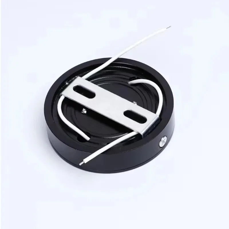 Ultra Thin Surface Mounted LED Downlight 7W 9W 12W 15W 18W 20W Polished Aluminum Knob Switch AC 90-260V Indoor Ceiling Light